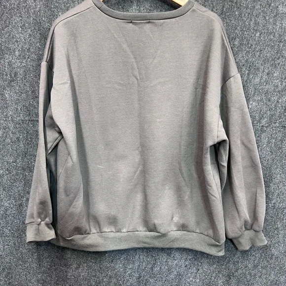 Romwe Skull & Butterfly Graphic Sweatshirt Size L - Picture 7 of 8